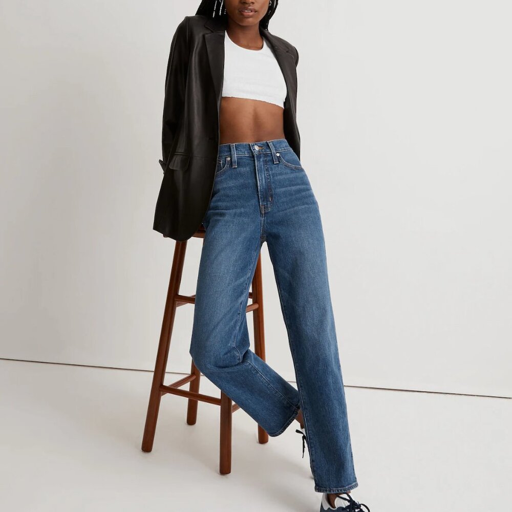Madewell - Perfect Vintage Straight Jean - mayfield wash - Size 29 - NWT